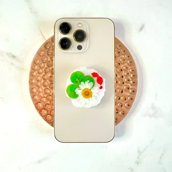 🌷Resin Flower Phone Grip