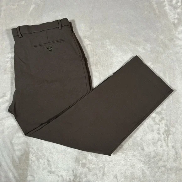 VTG 90s Ralph Ralph Lauren RRL Pants Men 40x29 Brown Performance Stretch Golf