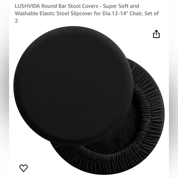 Round bar stool covers. NWOT