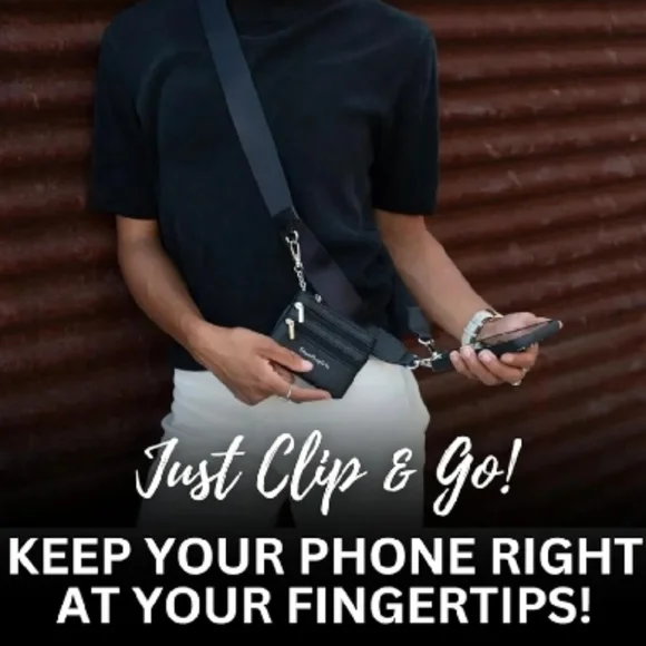 Universal Clip-On Phone Holder - Red