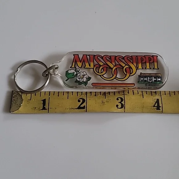 Key Ring Mississippi Magnolia State SZ M