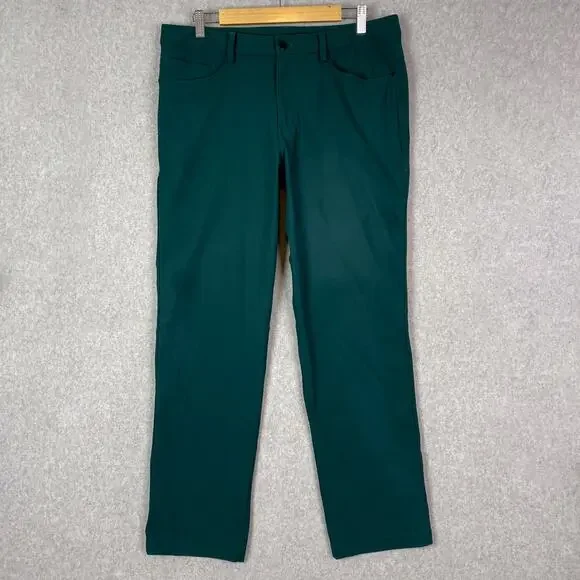 Lululemon Mens 34 Green Performance Chino Pants