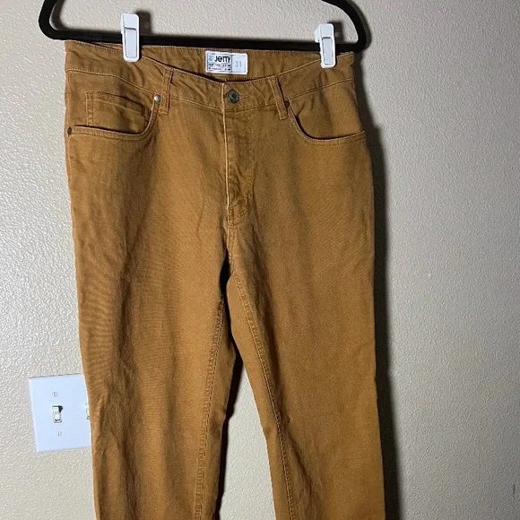 Jetty Khaki Canvas Pants Men's Size 31 Modern Stretch Surf Outdoors