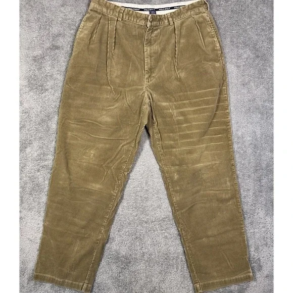 Vintage Polo Ralph Lauren Pants Mens 36x31 Corduroy 90s Chino Trouser Golf Crest