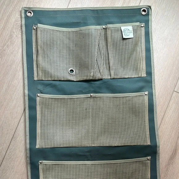 The Arden Garden Hanging Door Storage Unit Green Basket