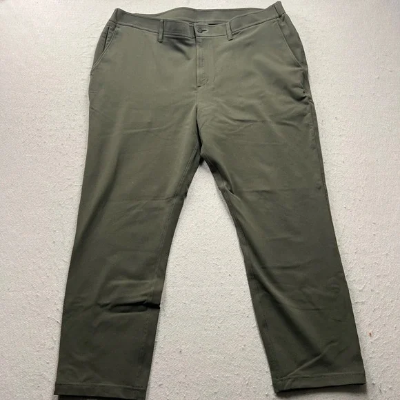 Public Rec All Day Every Day Pant Mens 38x28 Olive Green Performance Trousers