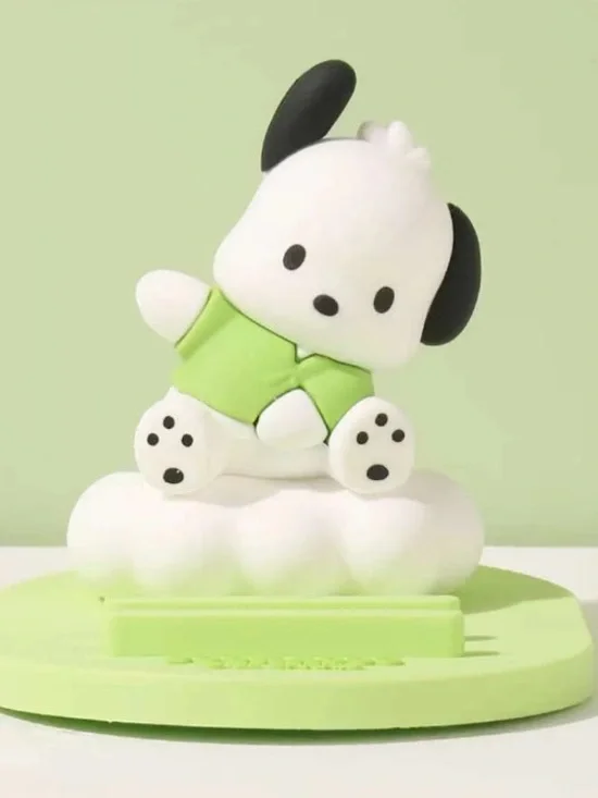 Sanrio Pochacco Lime Green Cloud Phone Stand Holder