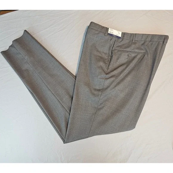 Hart Schaffner Marx 46R Chicago Fit Unhemmed Charcoal Suit Pants NWT $125 L844