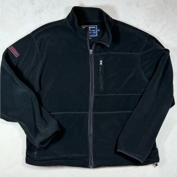 Polo Ralph Lauren POLO SPORT XXL Vintage Men's Black Performance Jacket
