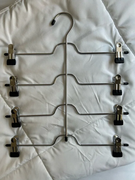 Multi-tier Space Saving Pant Hangers - set of 7