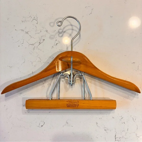 Vintage The Setwell 14” Suit & Regular Wood Hangers