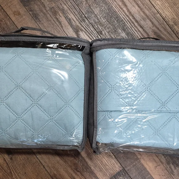 Reversible Love Seat And Sofa Cover in Jade And Teal