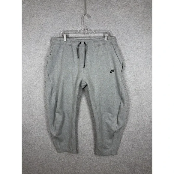 Nike Tech Fleece Pants Men's 2XL Standard Fit Taper Leg Gray 928507-063