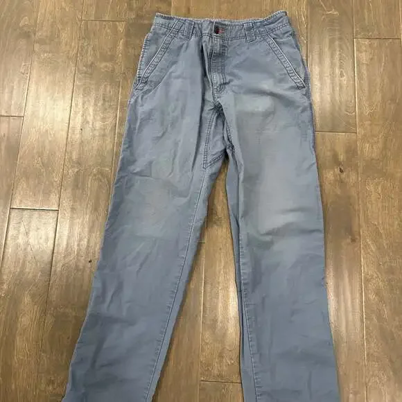 Vintage LL Bean Canvas Work Pants Weathered Blue 31x34