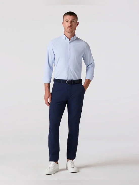 Mizzen+Main Helmsman Slim Navy Blue Chino Pants Men’s Size 36x30