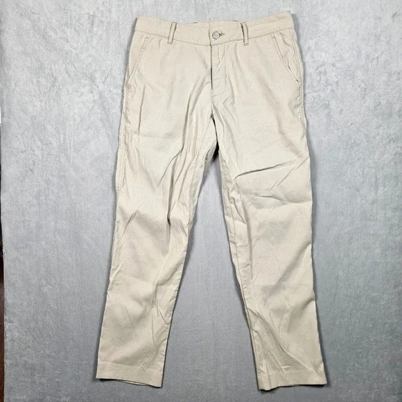 Outlier Futureworks Pants Mens 30 (Actual 32x28) Tan Lightweight Stretch Chinos