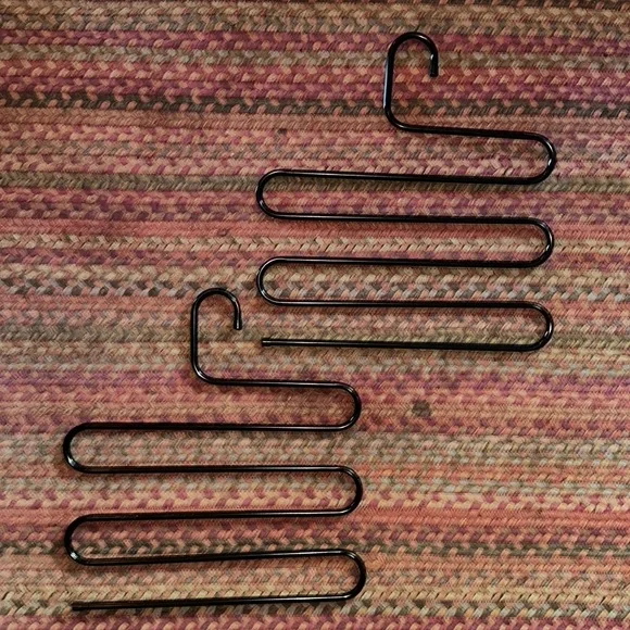 Set of 2 METAL PANT / SCARF ORGANIZER HANGERS