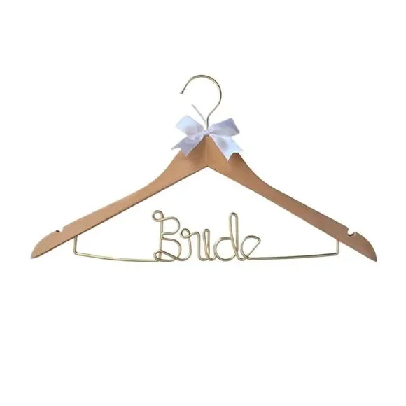 Bride to Be Wedding Dress Hanger Hanger with Bride Wire for Wedding Gown NWOT