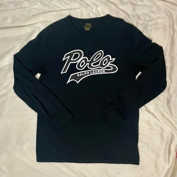 Polo Ralph Lauren Men's Black Long Sleeve Tee