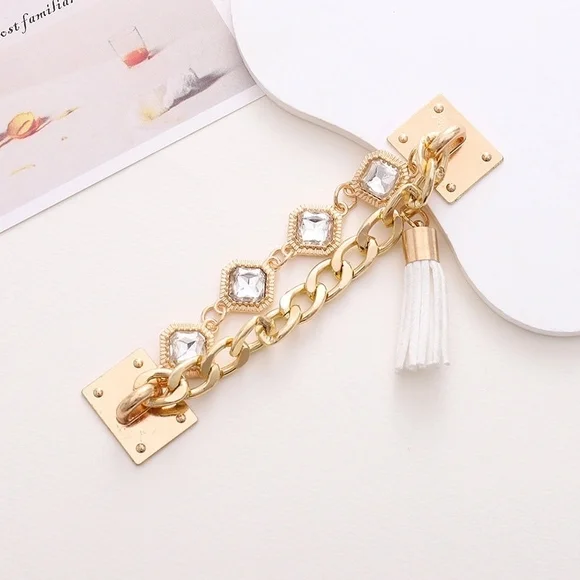 Gold Or Gunmetal Phone Chain