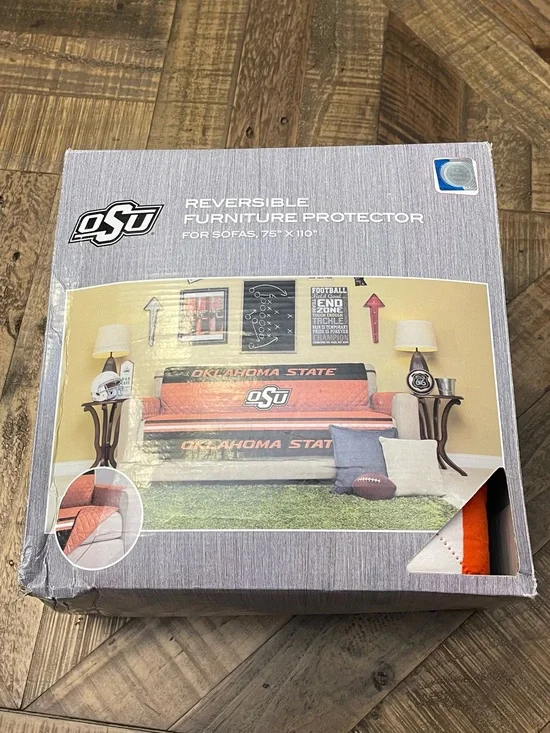 Oklahoma State Reversible Sofa Furniture Protector