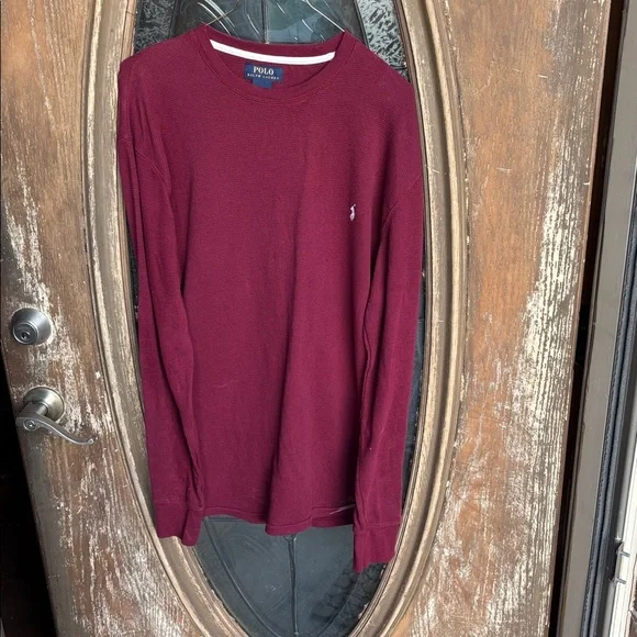 Polo Ralph Lauren Waffle Knit Thermal Top! Large