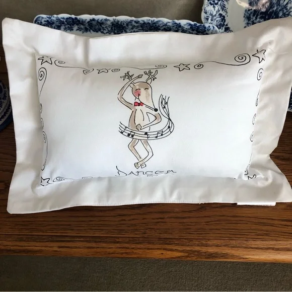 Dancer Christmas Pillow