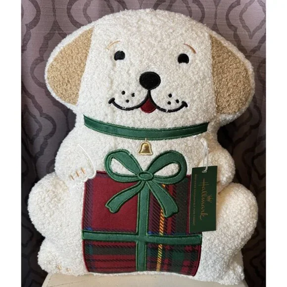 Hallmark Dog Christmas Box Plush New Holiday Decor