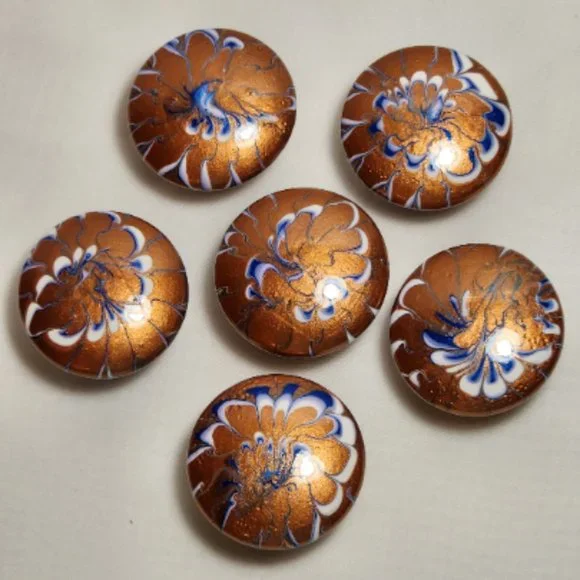 Hand Crafted Wood Decorative Knobs Cabinet Kitchen Furniture Dresser Resin Art