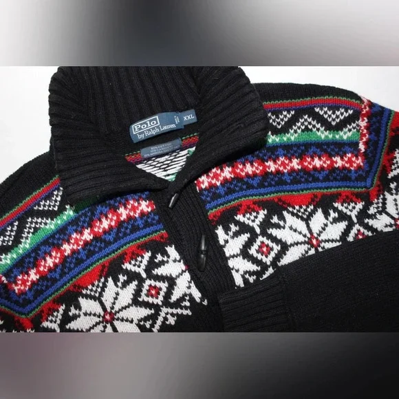 Vintage Polo Ralph Lauren Fair Isle Sweater XXL