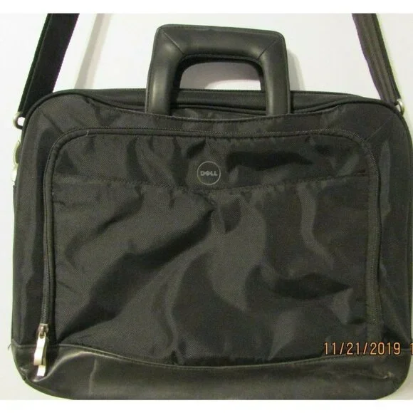 Dell Laptop Bag Carrying Case Black Nylon Model 74NVT Fits 15-17
