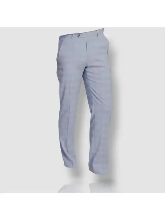 Alfani Mens Slim Fit Stretch Plaid Suit Pants