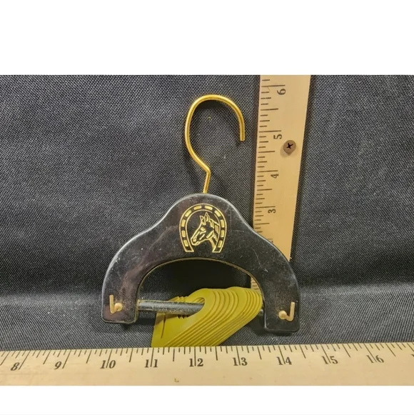 Vintage Horse Head Wall Plaque Hanger Closet Tie Organizer Used