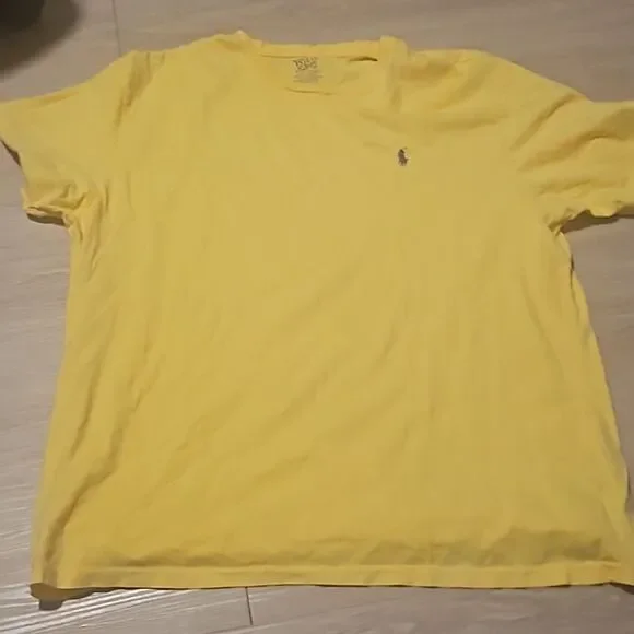 Vintage Polo Ralph Lauren yellow t shirt