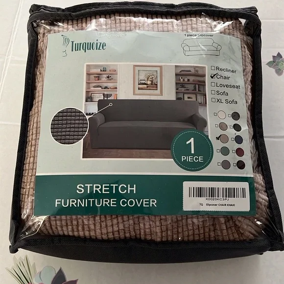 Turquoize Stretch Furniture Cover - Chair