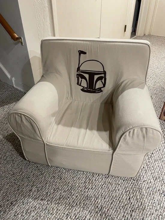 Pottery Barn Kids Anywhere Chair Star War Stormtrooper Slipcover