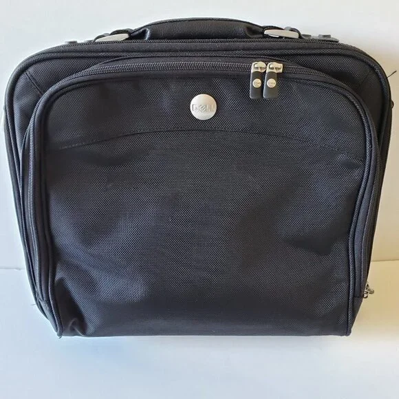 Dell Black Laptop Bag with Luggage Sleeve and Shoulder strap
