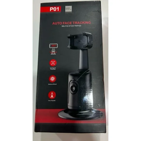 Auto Face Tracking Tripod 360° Rotating Cell Phone Photo and Video Kits Stand