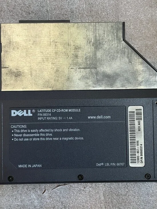 Dell Latitude CP CD-ROM Module P/N 89314