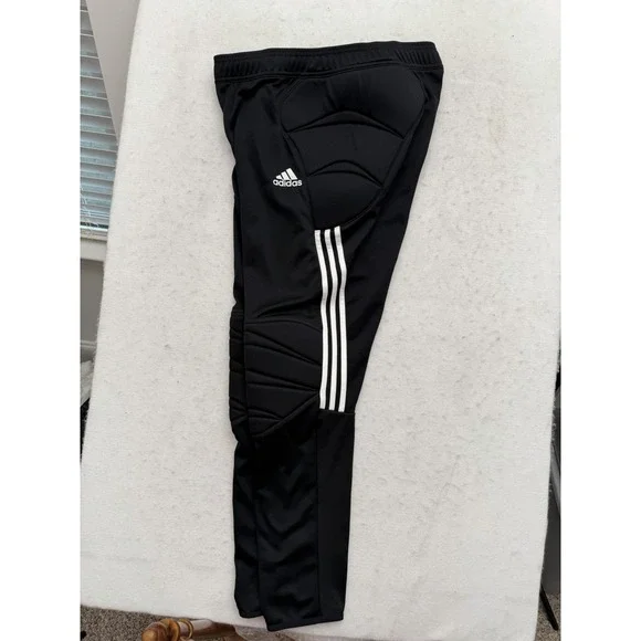 Adidas Goalkeeper Pants Men's XL Black Padded Soccer Goalie Aeroready