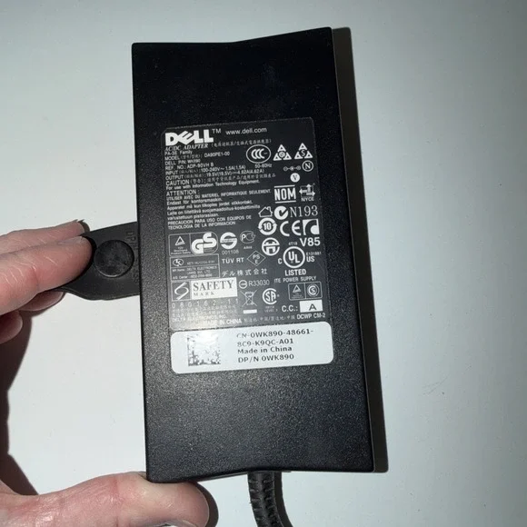 Genuine Dell 130w Charger Latitude Laptop AC Adapter 19.5V 6.7A Not Tested
