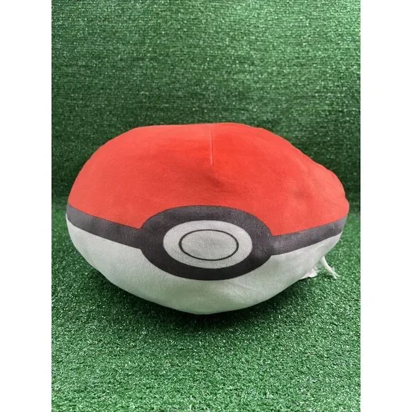 Pokemon Northwest Stuffed Plush Pokeball Pillow Red‎ White 2019