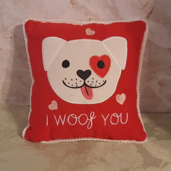 Valentine pillow euc
