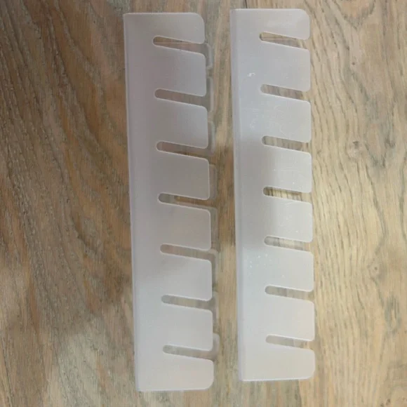Clear Frosted Plastic Hat Organizer - Set of 2