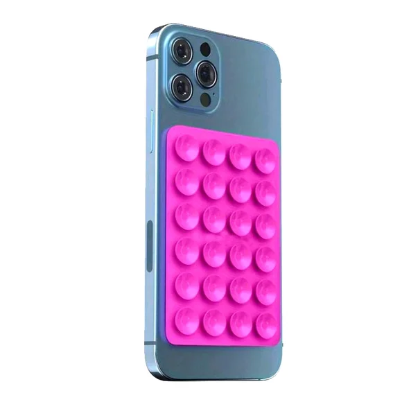 Hands-Free Mobile Phone Suction Holder - Pink
