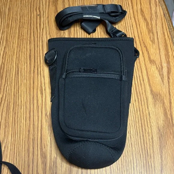 Black Universal Neoprene Large water jug(not included) - Hands-Free Carry pouch