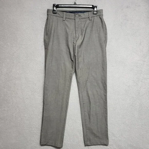 Vineyard Vines On The Go Pant Mens 28x29 Gray OTG Performance Stretch Casual