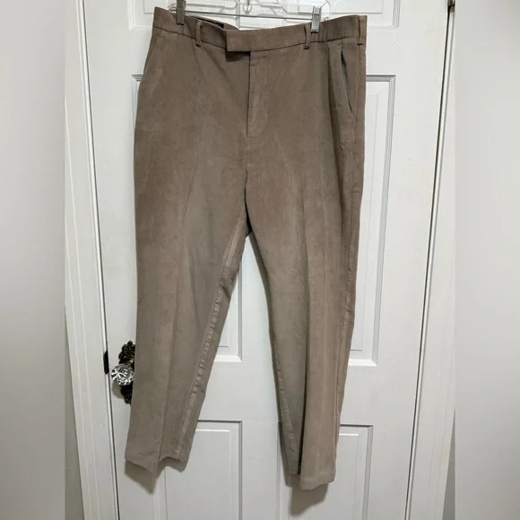 Henry Grethel Corduroy Tan Mens Pants Size 40x30