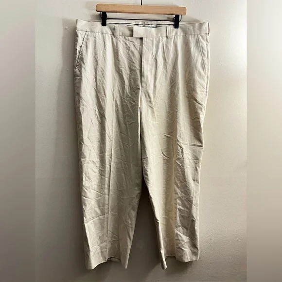 Ermenegildo Zegna Lightweight Cotton Trousers Dress Pants Italy 42