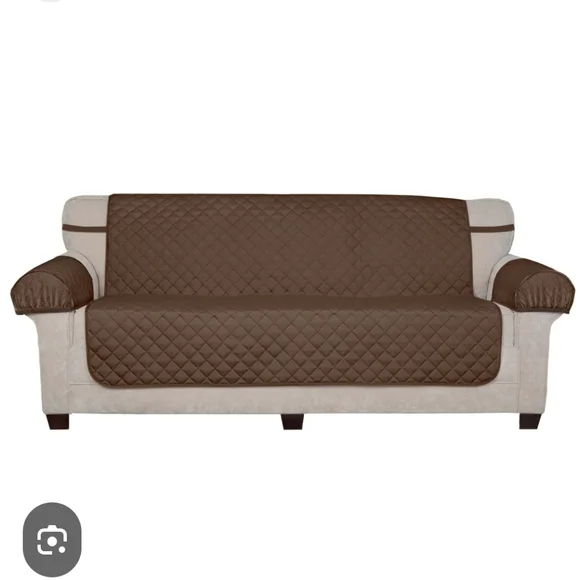 Mainstays Reversible Quilted Covers 3pc Set Brown/Tan